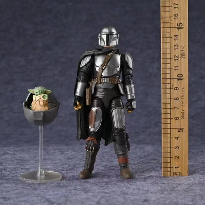 Legends Series X-Men Deadpool The Manda lorian DIN DJARIN & Yoda Action Figure Joints Moveable PVC Model Toys Collection Doll