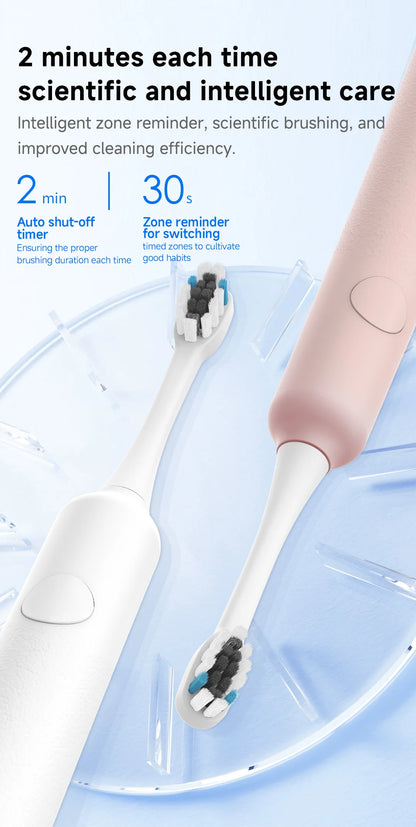 DOCOLAB Sonic Electric Toothbrush 3Gear Vibration Rechargeable Waterproof Teeth Whitening Cleaning Personal Care Appliance MT001