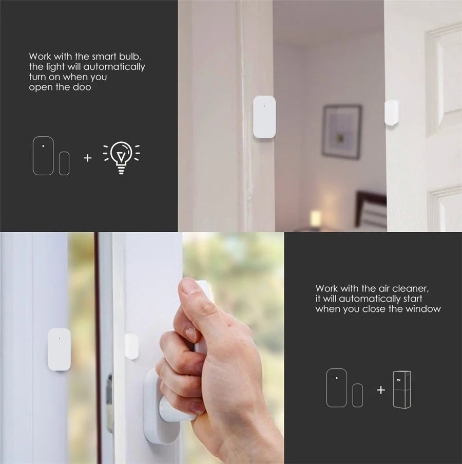 Wholesale Aqara Door Window Sensor ZigBee Wireless Connection Smart Door Sensor MCCGQ11LM Work With XiaoMi Home Homekit APP