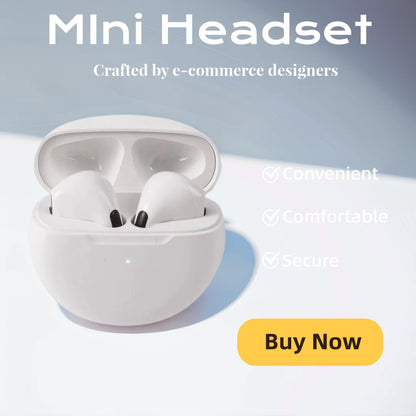 Mini Bluetooth Headset Wireless Portable Earpiece Handsfree Communication Earphones with Microphone for Mobile Phone Headphoens