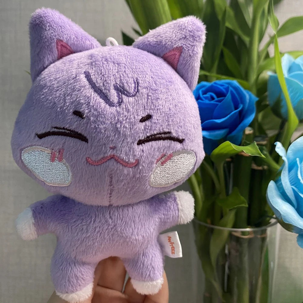 10CM Pop-up Store Doll Keychain ANITEEZ Cartoon Cute Plush Pendant Keyring Bag Accessories Kpop Yunho Yeosang Fans Gifts