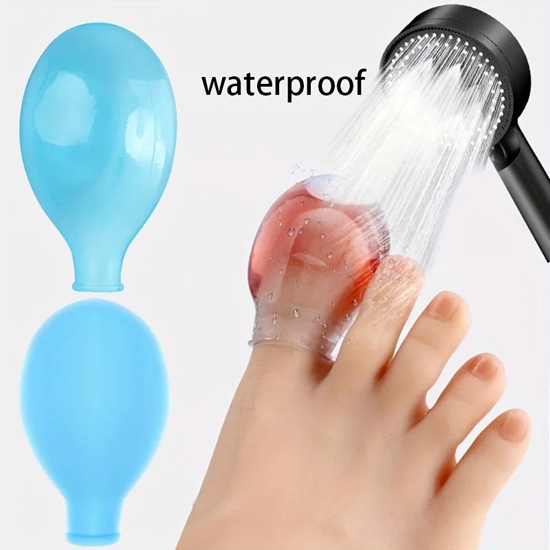 1Pcs Soft Silicone Toe Sleeves Toe Protectors, Reduce Friction Prevents Nail Insertion for Wound Care and Cutaneous Infections