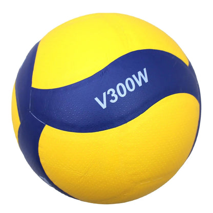 V200W V300W Volleyball Blue Yellow Size 5 High-end PU Hot Glue Volleyball for Teen and Adult
