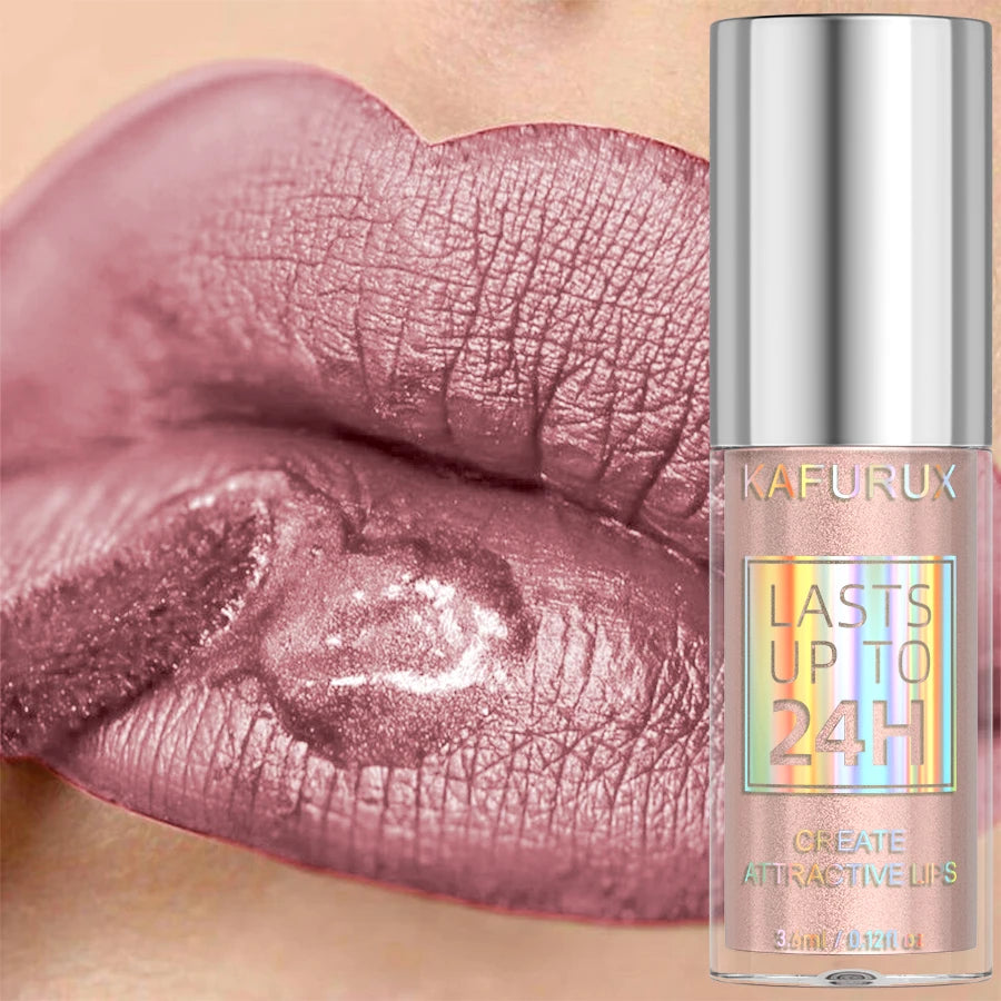 20-colors Glitter Lip Glaze Waterproof Diamond Shimmer Lip Gloss Sparkling Liquid Lipstick Long Lasting Lip Makeup for Women Gif
