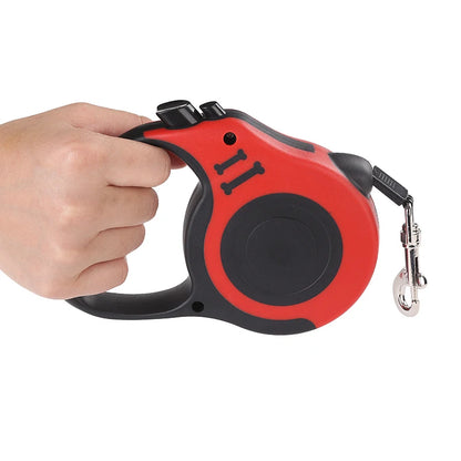 3M/5Metre Dog Leash Walking Automatic Pet Collar ABS Case Nylon Rope Dog Harness Dog footprint Puppy Dog Footprints Keychain