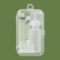 White Pet Feeder Set