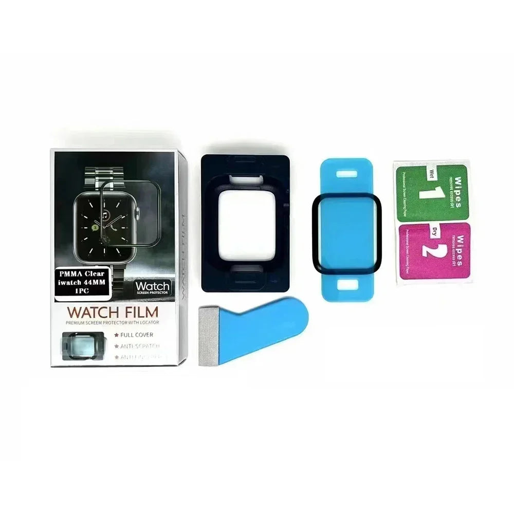 Install Tray Screen Protector for Apple Watch Ultra 49mm Series10 42mm 46mm For iWatch 9 8 7 6 5 4 3 SE 45mm 41mm 44mm 40mm 38mm