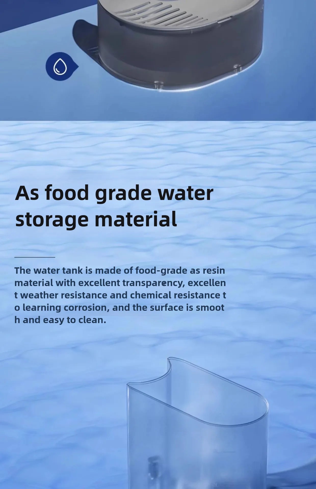 Pet water dispenser, dog and cat water dispenser, dumping cat water dispenser, running water charging automatic water feeder