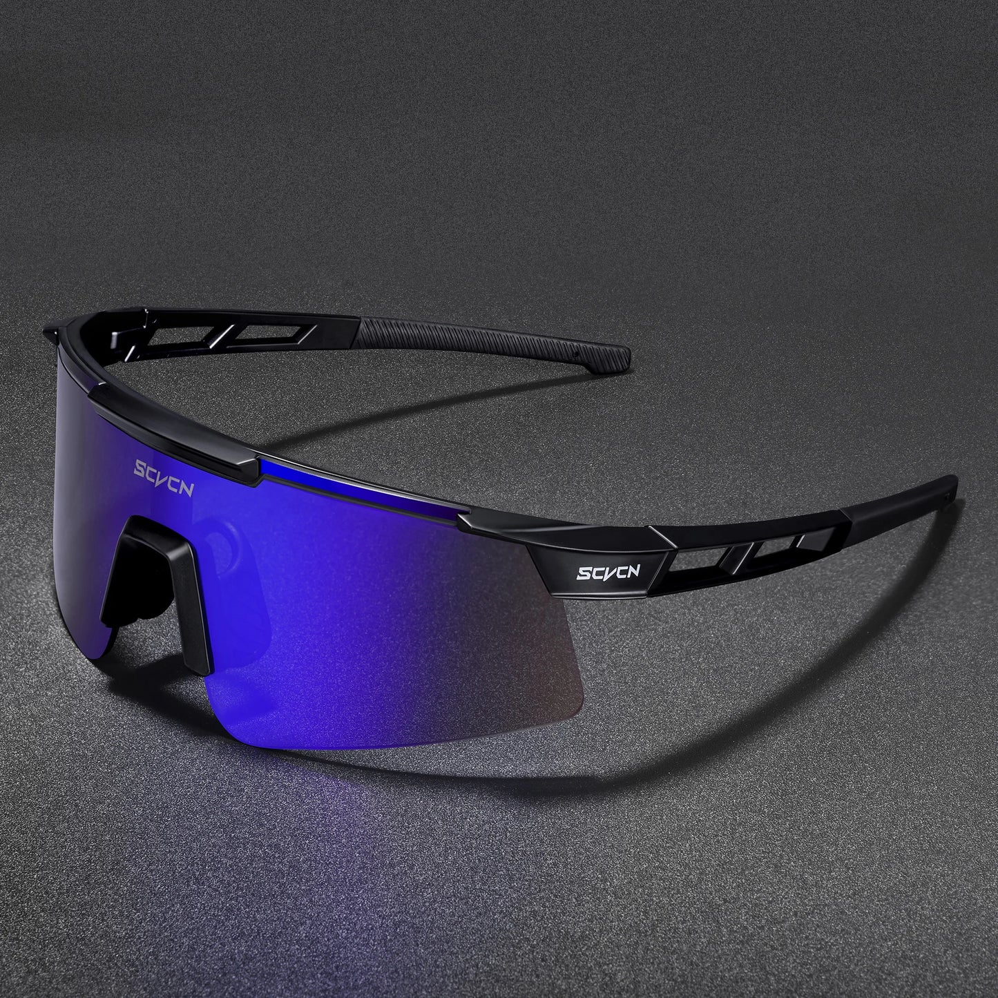 SCVCN Photochromic Cycling Glasses Bike Mountain Bicycle Golf UV400 Sunglasses Sport Protection Glasses for Men Women Baseball