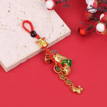〔W〕2026 Year Of The Horse Wall Hanging Ornament Chinese New Year Lucky Decoration Accessories Housewarming Small Pendant Gifts