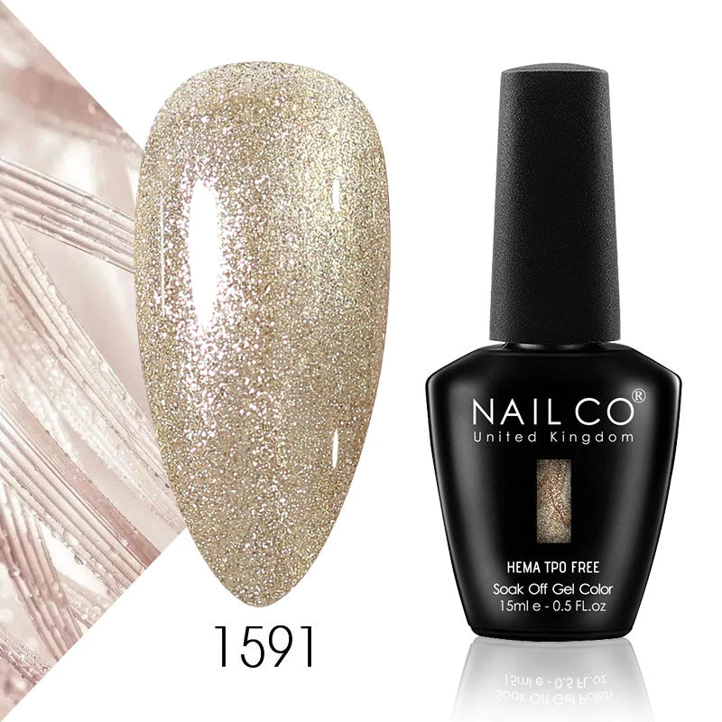 NAILCO 15ml HEMA FREE TPO FREE Top Base Coat Nail Gel Polish Supplies Vernis Semi Permanent Nail Art Manicure Gel Ongle UV Nails