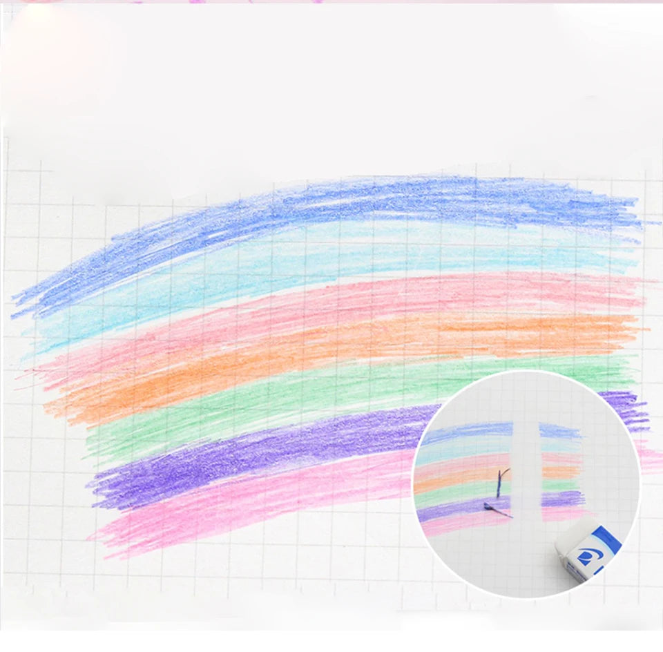 1pcs Japan UNI Color Lead 0.7mm Erasable Mechanical Pencil Refill Nano Dia 202NDC Non Breakable Cute School Art Supplies