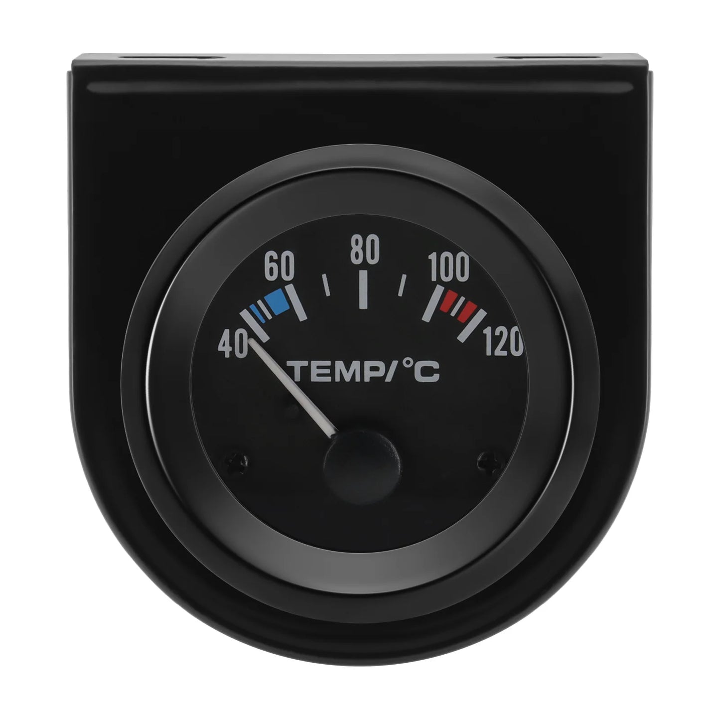 Auto Car 2" 52mm Water Temp Gauge 40~120 Celsius Temperature Meter Sensor 1/8NPT Gasoline Car 12V Auto Instrument Black Shell
