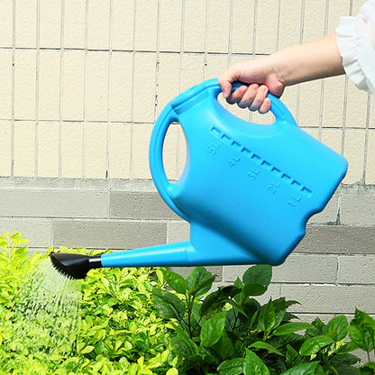 Long Spout Watering Pot For Garden With Sprinkler Head Comfort Grip Watering Kettle Lightweight Large Water Can For Garden