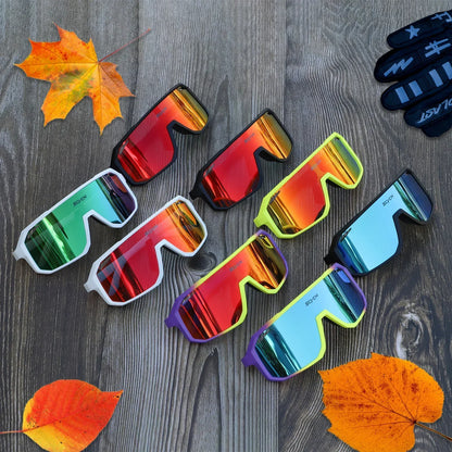 SCVCN Cycling Sunglasses Bike Mountain Driving Glasses Outdoor Sports Hiking Glasses Men's Glasses for Leisure Sunglasses