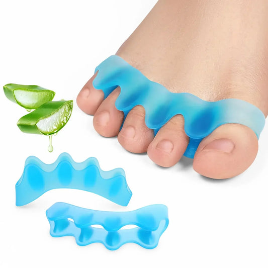 Silicone Toe Separators Correcting Bunions and Restoring Toes Toe Spreaders Toe Straightener for Overlapping Toes Foot Care Tool