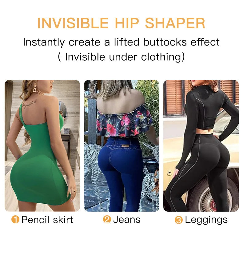 Women 4-Pad Butt Lifter Panties High Waist Tummy Control Shapewear Hip Enhancer Mesh Briefs Belly Slimming Body Shaper Shorts