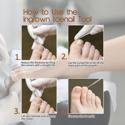 Professional Grade Concave Stainless Steel Nail Clippers for Thick Nails and Ingrown Toenails Sharp Curved Blade for Easy Trimmi