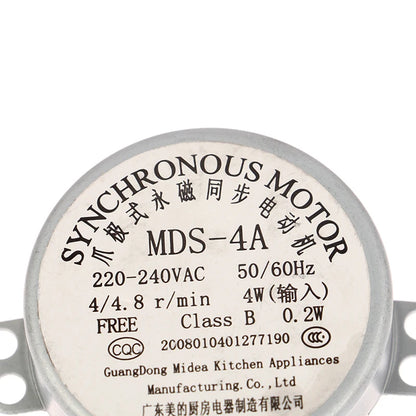 MDS-4A 220V Micro Turntable Synchronous Tray Motor Microwave Oven Accessories Core Coupling Clutch