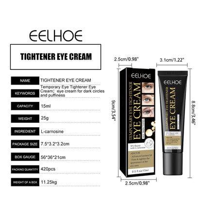 EELHOE Eye Firming Cream for Dark Circles Removal Anti Bags Under the Eyes Moisturizing Eye Contour Nourishing Eye Repair Cream