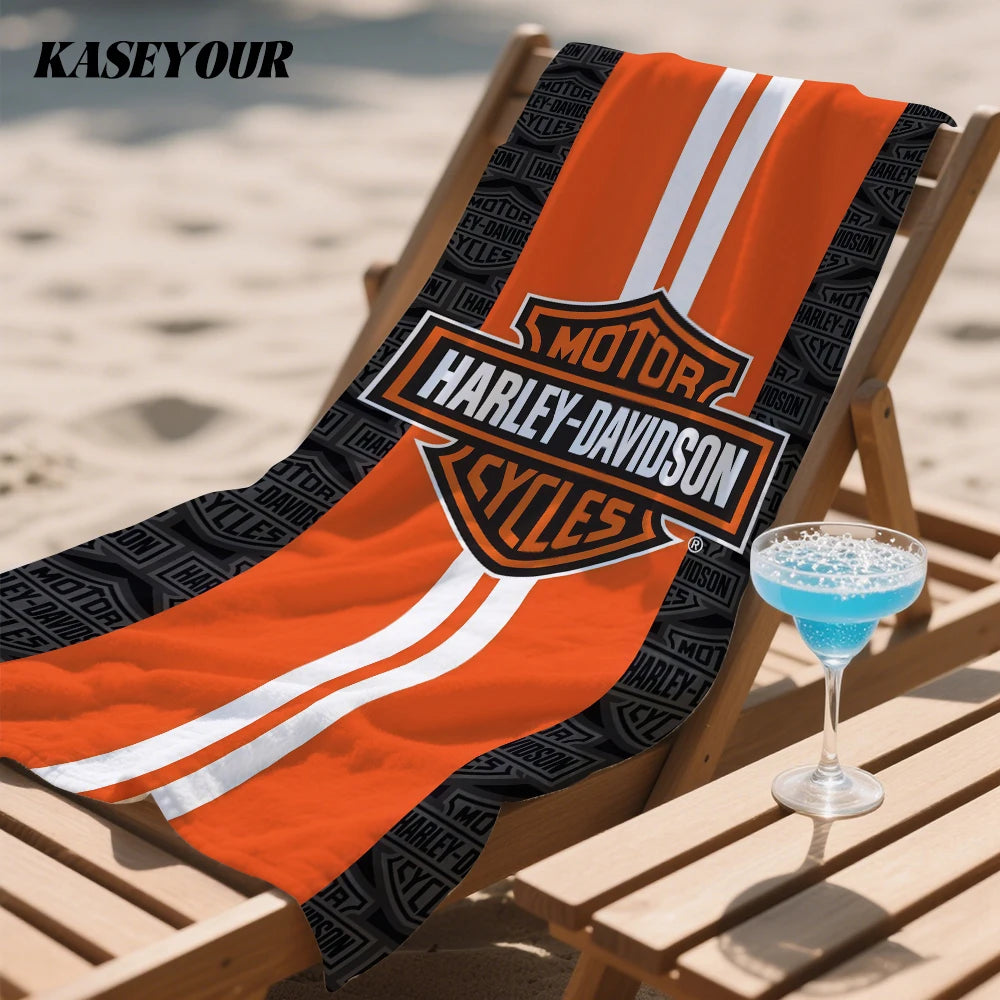 Luxury Redefined Harleys D-Davidson Quick Drying Bath Towel Microfiber beach towel light weight swimming camping yoga beach out