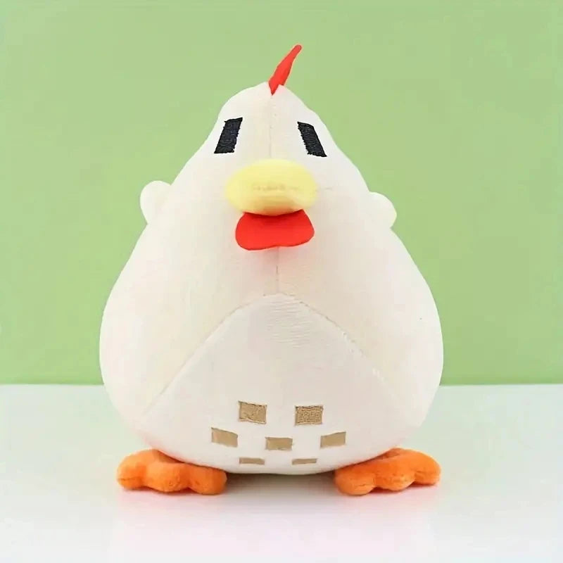 2pcs Multicolored Chicken Pillow Plush Soft Stuffed Animal Toys Cartoon Stardew Valley Children Birthday Gift Christmas Gifts