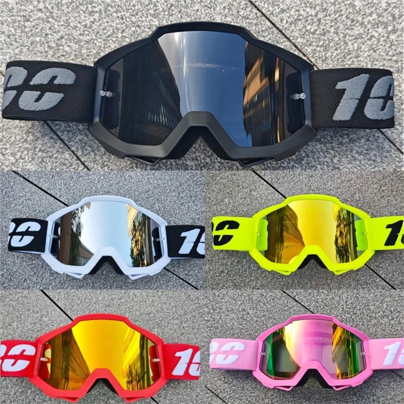 Off-Road MTB Protective Eyeglasses Heavy Wind Sand Resistance Shockproof Clear Lens For Rough Terrain Cycling