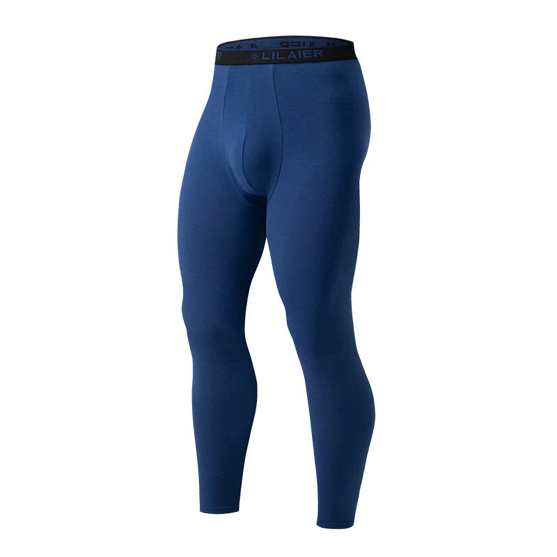1/2-piece Autumn And Winter Men's Fashionable Printed Casual Sports Underwear Set Cycling And Running Plus Size Base Warm Suit