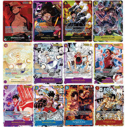 Anime One Piece OPCG Card Chopper/Luffy/Ace/Sanji/Zoro/Kuzan/Pudding/Sogeking/Game Anime Collectine Proxy Cards English Version