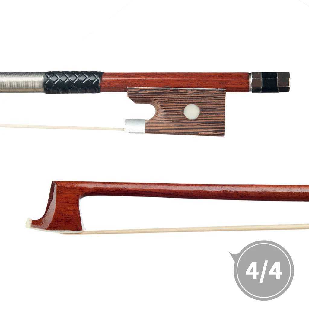NAOMI 4/4 3/4 1/2 1/4 1/8 Violin Bow Brazilwood Fiddle Bow Violin Parts Accessories Student Bow Beginner Use
