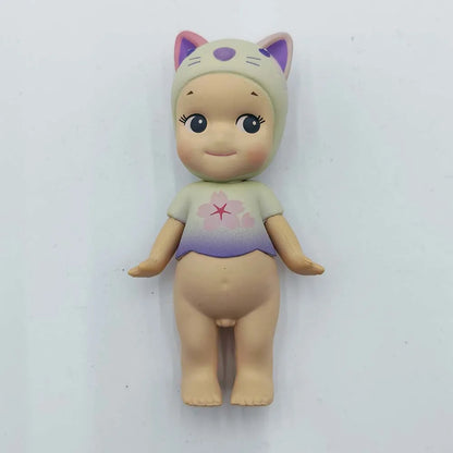 Sonny Angel' Purple Cherry Blossom Series Nigbt Minifigure Version Blind Box Decoration Cute Mystery Surprise Giff