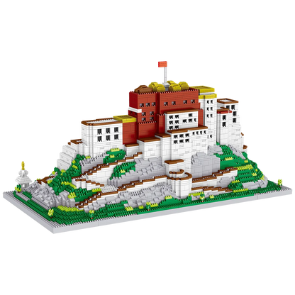 10000pcs Bricks Potala Palace 3D Plastic Model Architecture Micro Bricks for Adults Building Blocks Toy Kits Assemble Decoration