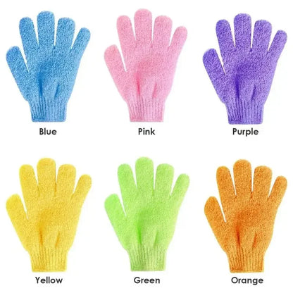 1/2/3pairs Exfoliating Bath Gloves Double Sided Bath Gloves For Beauty Spa Massage Skin Shower Scrubber Bathing Accessories