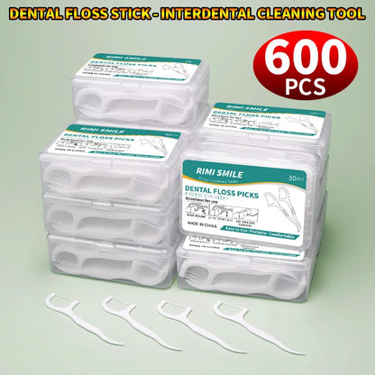 600PCS, 300PCS, 100PCS - Flosser-50PCS/Box - Cleaning interdental spaces, oral care tools