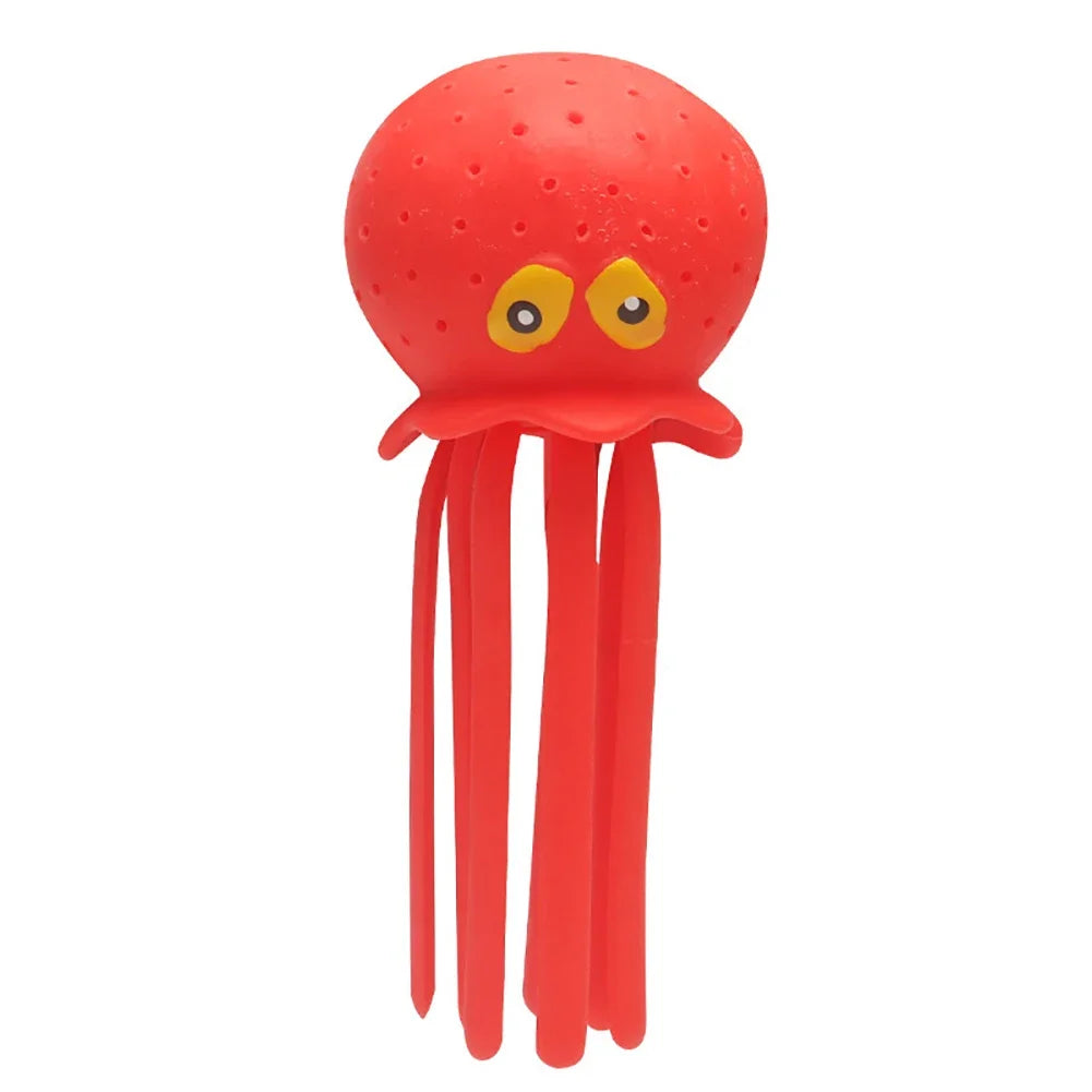 Baby Bath Toys Sponge Water Absorbing Octopus Squeezing Stress Relief Toys Summer Swimming Play Water Bath Toy for Children