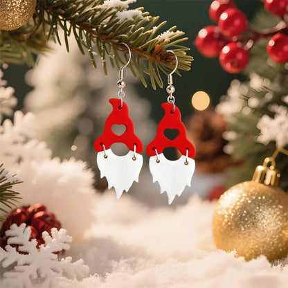 Christmas Silicone Resin Earring Molds with Holes Jewelry Pendant Mold Halloween DIY Ornaments Bracelet Gifts Macking Mould Kit