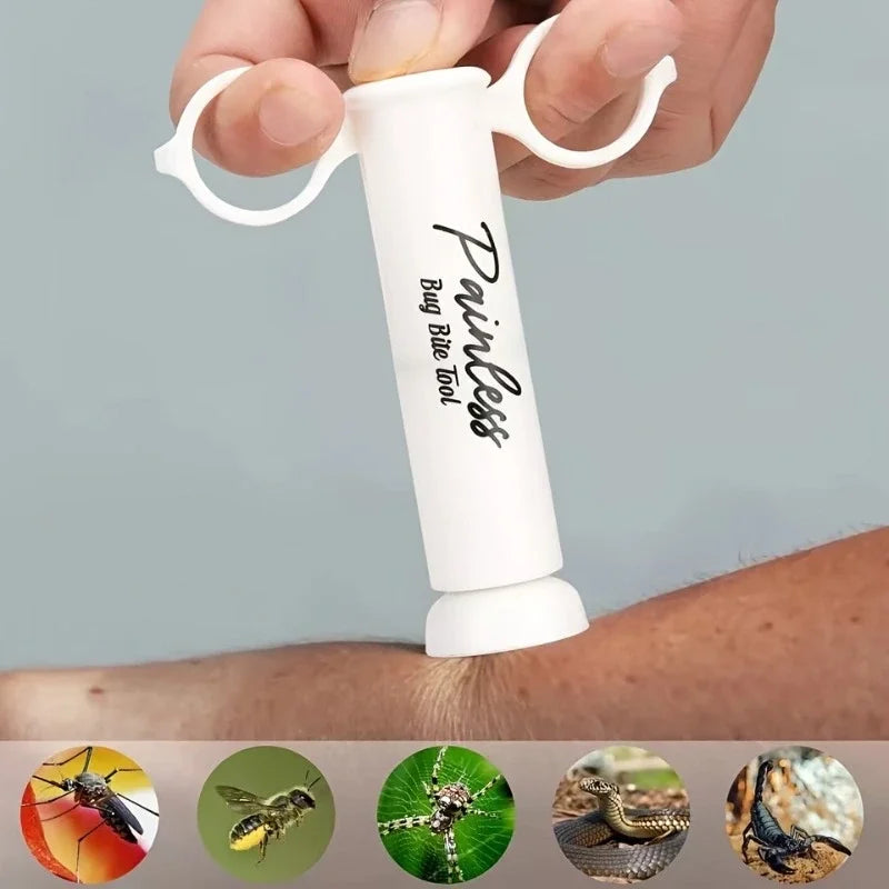 Bug Bite Suction Tool, Venom Extractor Itch Relief, Natural Reduce Itch & Swell, Bite & Sting First Aid for Outdoor Hiking, Back