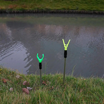 50/80cm Fishing Bankstick Adjustable Extending Rod Rest Telescopic Fishing Stand Holders Fishing Rod Bracket Fishing Accessories