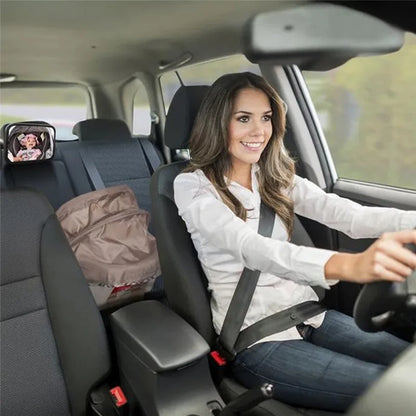 HOMEFISH Baby Car Mirrors Adjustable Car Rear Seat Mirrors Facing Headrest Mounted Children Baby Safety Monitoring Accessories