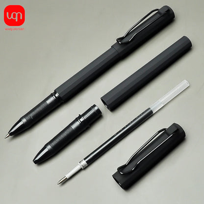 WQN-2/5/10PCS Simple Black Gel Pens, Smooth Writing, Comfortable to Hold, Signature Pens for School and Office Supplies