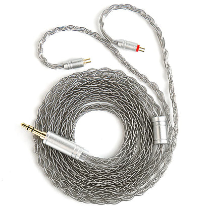 KBEAR ST12plus Earphone Cable 2m 8 Core 4N OFC Silver-plated Upgraded Cable 3.5/4.4mm MMCX/0.78mm 2Pin for CCZ KB03 KS1