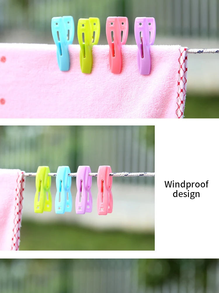 80/40/20PCS - Clothes drying clip, sock clip, windproof clip - suitable for drying clothes, socks, blankets, etc