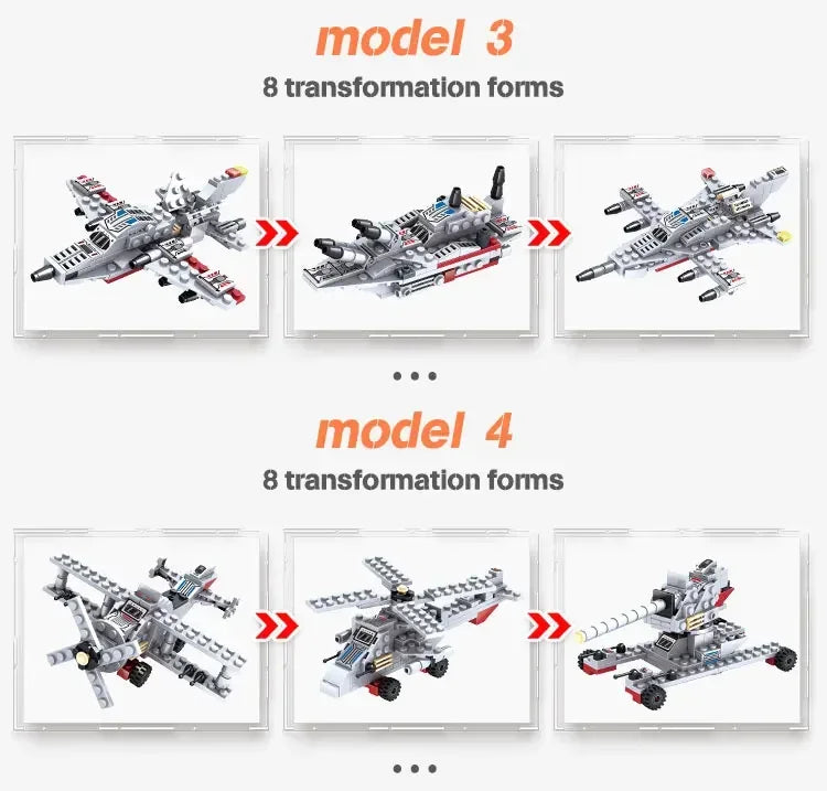 Navy Aircraft Carrier Building Blocks Military Tanks Ships Airplanes Model Warships Building Blocks Assembly Toy Set for Boys