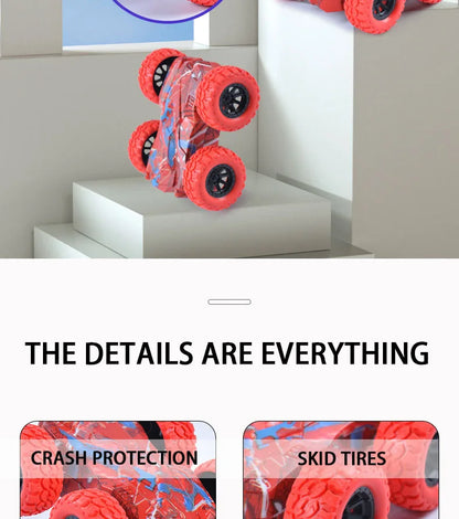Children's Toy Car Fun Double-Sided Car Inertial Safety Anti-Collision Anti-Fall Kids Model Sliding Off-Road Vehicle