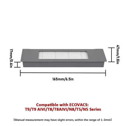 Accessories For ECOVACS Deebot T8 AIVI N8 Pro AIVI N9 N10 N10 Plus Side Brush,Main Brush,  Filter, Dust Bag,Hepa Filter