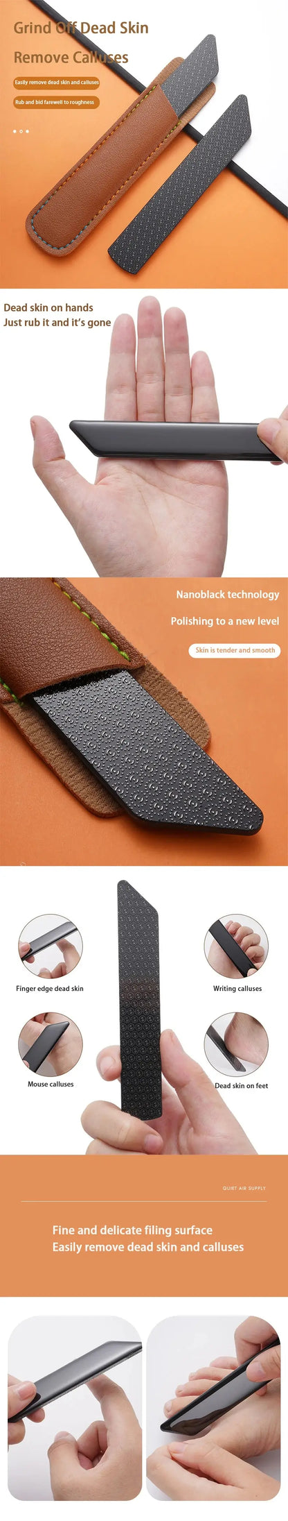 Nano Skin Grinding File Strip Remove Calluses Dead Skin On Hands And Feet Foot Grinding File Nail File Foot Board File Pedicure