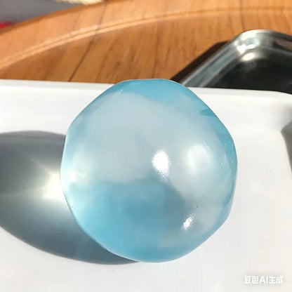 Moldable Squishy Pearl Coconut Oil Squeeze Toy Moldable Stress Ball Squishy Toy Slow Rising Decompression Sensory Toy for Adult