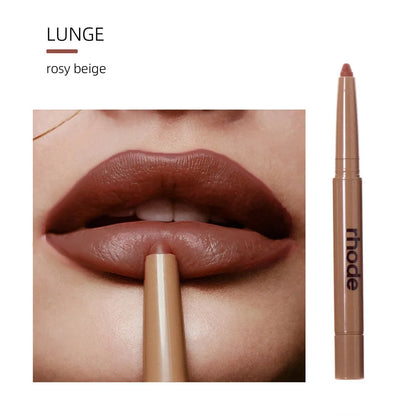 RhodeSkin Peptide Lip Shape Pen Lip Liner Long Lasting Lip Tint Pencil Pen Makeup Lipstick Powder Blusher Gloss Makeup Lipliner