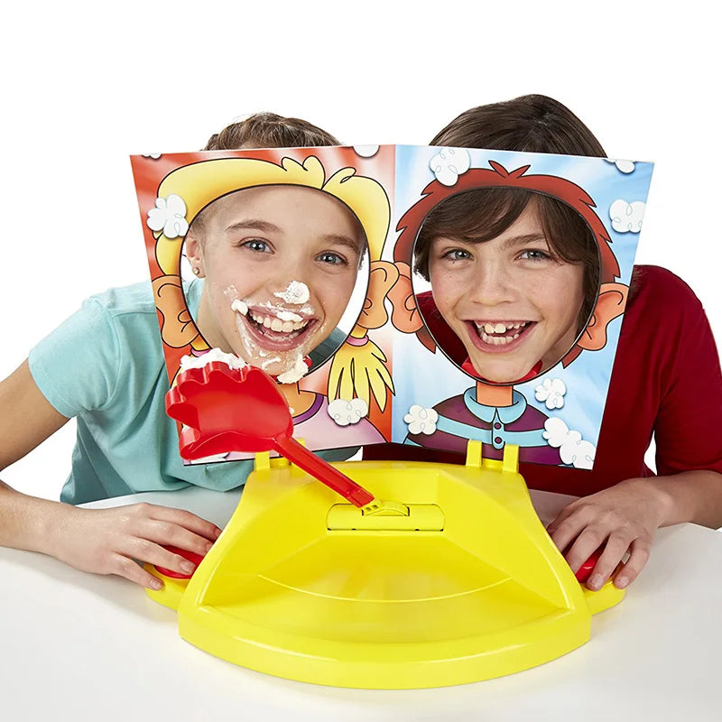 Pie Cream in Face Game Fun Party Family Board Tabletop Desktop Game for Kid party birthday wedding Toy Adult kids funny Gift