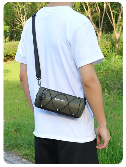 Waterproof Road Bicycle Handlebar Bag Multifunctional MTB Front Tube Bag Portable Frame Pannier Outdoor Shoulder bag